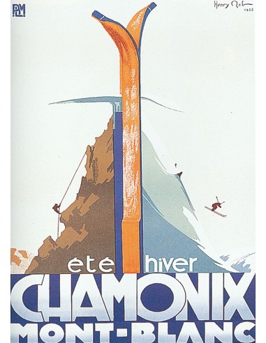 Affiche CHAMONIX ETE- HIVER -