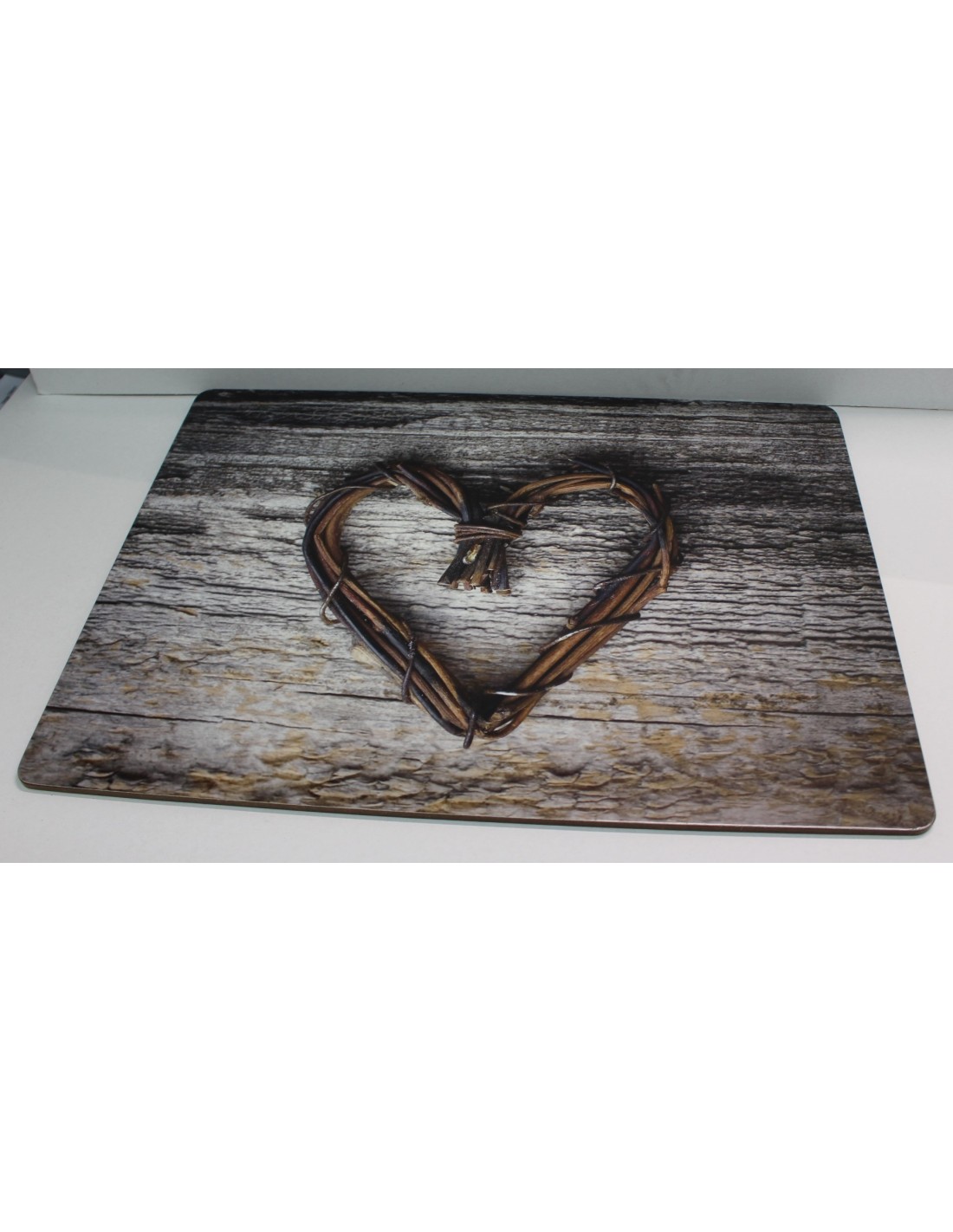 Set De Table Coeur Bois 40 X 30 Cm Mdf Liege A Seulement 5 30